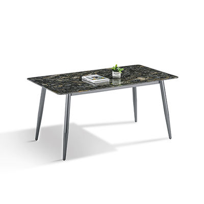 Customized Aluminum Grey Black Color Powder Coated Stainless Steel Table Chair Outdoor Furniture