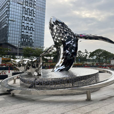 Guter Preis Art Design 304 China Edelstahl Skulptur Fabrik für den Außenbereich Online