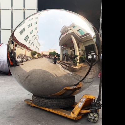 Guter Preis Silber Rote Blaue Pulverbeschichtete 316L Edelstahl Skulptur für Lobby Dekoration Online