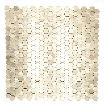 Export  MOQ 10 square Meter  Aluminum Ceramic  201 304 Metal Mosaic Home Club Ktv Bar Wall  Decoration
