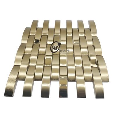 Classic 304 Stainless Steel Mosaic Tiles for Kitchen Backsplash and Bathroom