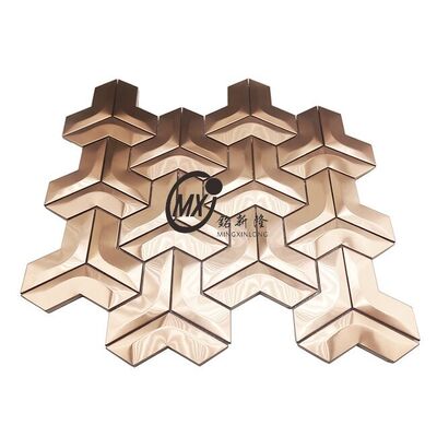 Guter Preis Außenwandverkleidung aus Edelstahl Mosaik Wetterbeständig Online