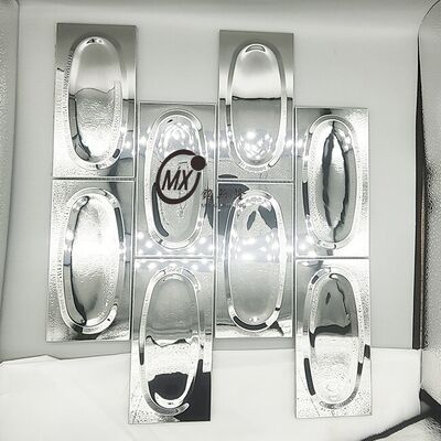 Guter Preis Möbel Einlegen und Akzentdekoration Mosaikstreifen aus Edelstahl Online