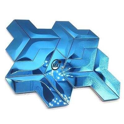 Guter Preis PVD Farbe Schwarz Antik Messing Metall Edelstahl Mosaik Online