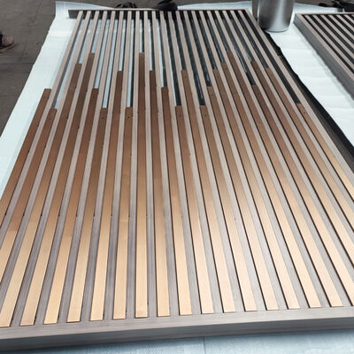 Guter Preis 201 304 Edelstahl-Sichtschutzwand/Raumteiler, kundenspezifische Größe für Hotel, Restaurant, Wohnzimmer, Bürodekoration Online