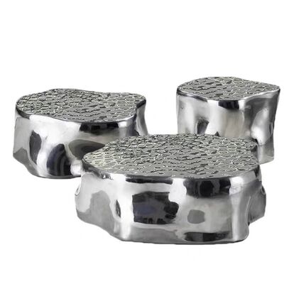 Guter Preis Handgefertigte Spiegel Gold Edelstahl OEM ODM Design Kaffeetisch Set Moderne Nisten Nebentische Wohnzimmermöbel Online