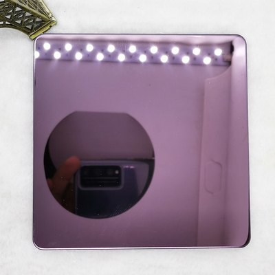 6.5ft Colored Stainless Steel Sheet Ss 304 Sheet Mirror Finish Rose Red