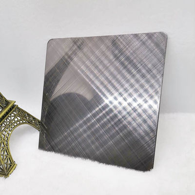 Guter Preis PVD-Schwarzes färbte Edelstahlbleche 2438mm 3048mm Online