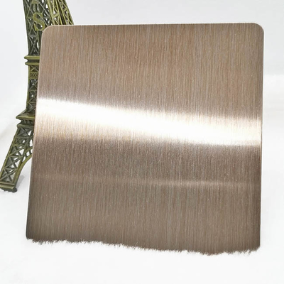 Rose Gold Stainless Steel Custom Plates - Support Laser Cutting And Complex Shapes